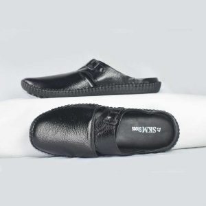 Men Genuine Leather Half Shoe