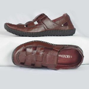 SKM Genuine Leather Soft Sendal for men