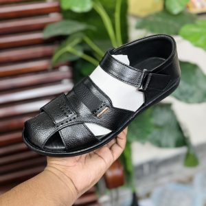 SKM Genuine Leather Premium Sandal for Men